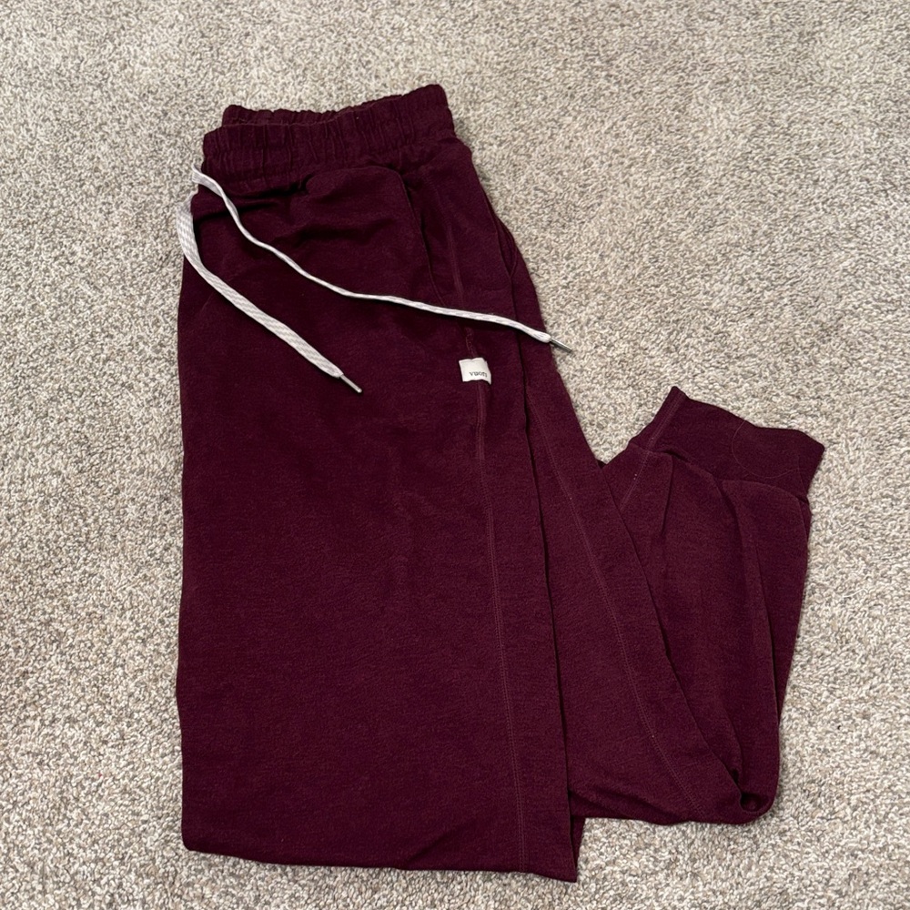 Vuori Women's Burgundy Joggers